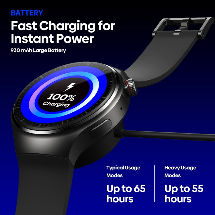 Smartwatch Android con schermo AMOLED Zeblaze Thor Ultra da 1,43 pollici, Silicone Strap