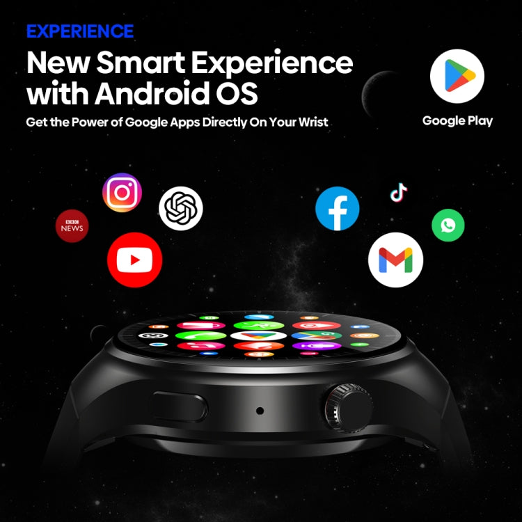 Smartwatch Android con schermo AMOLED Zeblaze Thor Ultra da 1,43 pollici, Silicone Strap