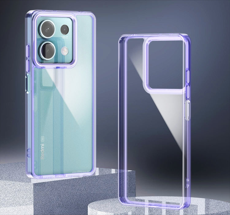 Custodia per telefono in acrilico ad alta trasparenza brillante, For Redmi 14C 4G, For Xiaomi Redmi A3, For Xiaomi Redmi Note 13 4G, For Xiaomi Redmi Note 13 5G