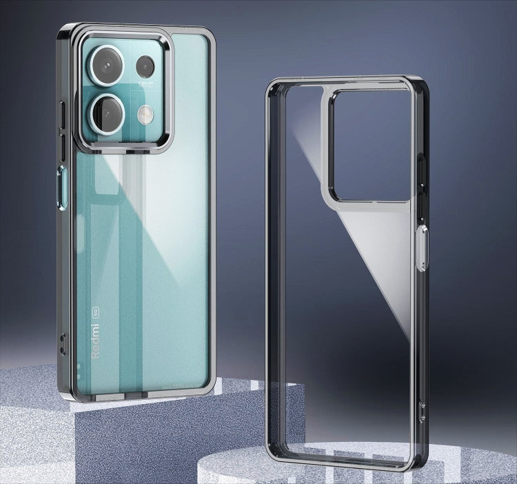 Custodia per telefono in acrilico ad alta trasparenza brillante, For Redmi 14C 4G, For Xiaomi Redmi A3, For Xiaomi Redmi Note 13 4G, For Xiaomi Redmi Note 13 5G