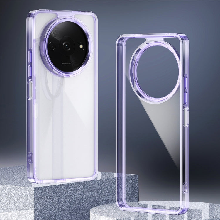 Custodia per telefono in acrilico ad alta trasparenza brillante, For Redmi 14C 4G, For Xiaomi Redmi A3, For Xiaomi Redmi Note 13 4G, For Xiaomi Redmi Note 13 5G