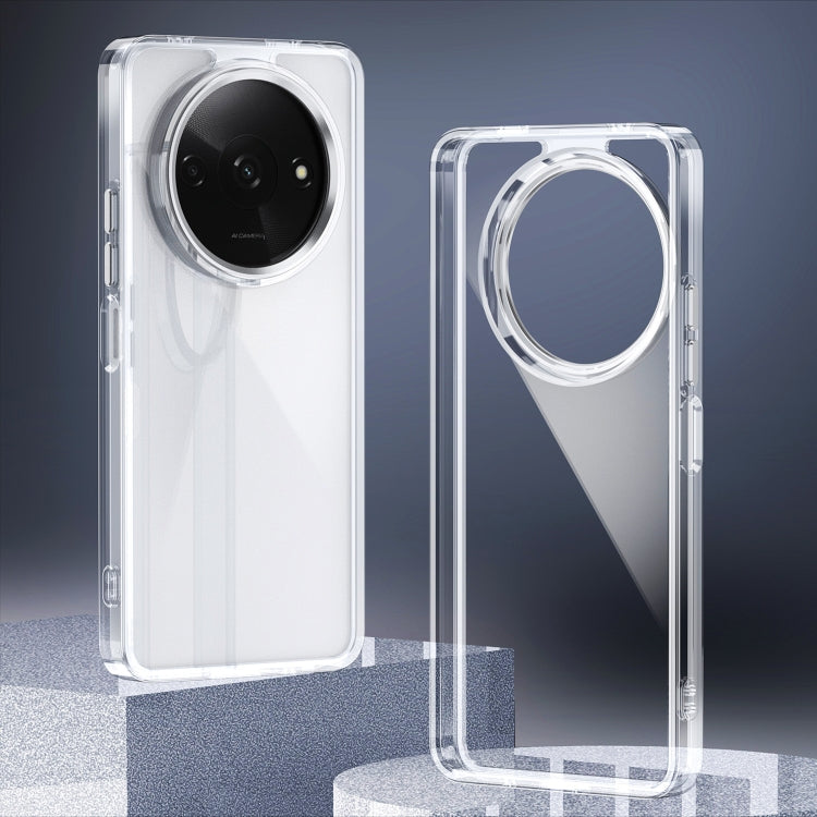 Custodia per telefono in acrilico ad alta trasparenza brillante, For Redmi 14C 4G, For Xiaomi Redmi A3, For Xiaomi Redmi Note 13 4G, For Xiaomi Redmi Note 13 5G