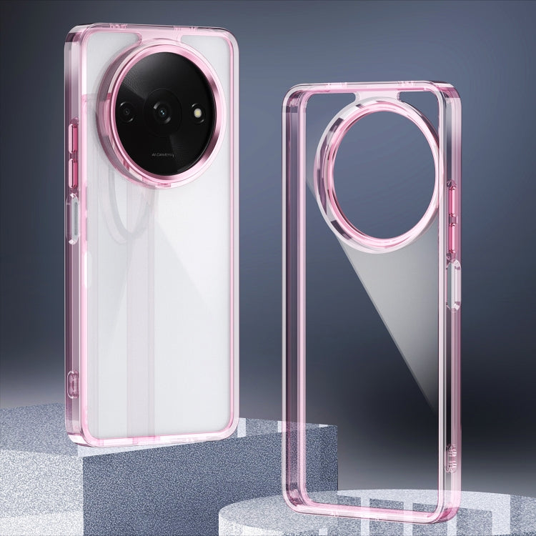 Custodia per telefono in acrilico ad alta trasparenza brillante, For Redmi 14C 4G, For Xiaomi Redmi A3, For Xiaomi Redmi Note 13 4G, For Xiaomi Redmi Note 13 5G