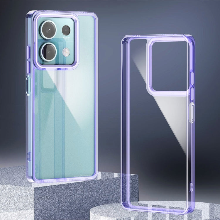 Custodia per telefono in acrilico ad alta trasparenza brillante, For Redmi Note 13 5G