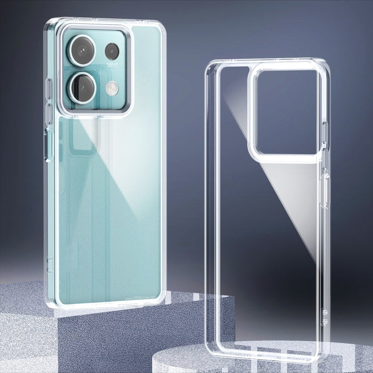 Custodia per telefono in acrilico ad alta trasparenza brillante, For Redmi Note 13 5G