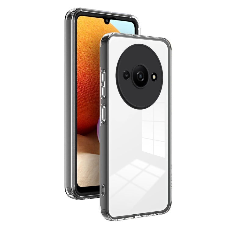 Custodia per telefono con cornice per PC trasparente a colori in TPU 3 in 1, For Xiaomi Redmi A3, For Xiaomi Redmi Note 13 Pro 4G, For Xiaomi Redmi Note 13 4G, For Xiaomi Redmi Note 13 5G, For Xiaomi Redmi Note 13 Pro 5G, For Xiaomi 13T / 13T Pro