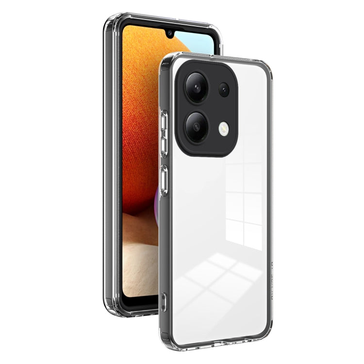 Custodia per telefono con cornice per PC trasparente a colori in TPU 3 in 1, For Xiaomi Redmi A3, For Xiaomi Redmi Note 13 Pro 4G, For Xiaomi Redmi Note 13 4G, For Xiaomi Redmi Note 13 5G, For Xiaomi Redmi Note 13 Pro 5G, For Xiaomi 13T / 13T Pro
