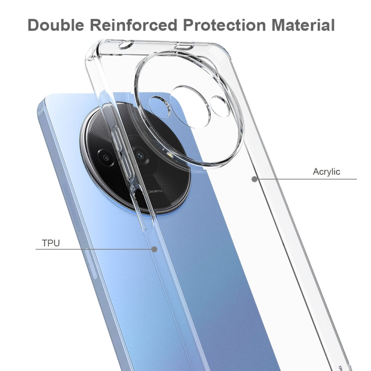 Custodia per telefono in TPU acrilico antigraffio, For Xiaomi Redmi A3 / Poco C61, For Xiaomi Redmi Note 13 Pro/Poco M6 Pro 4G, For Xiaomi Redmi Note 13 4G, For Xiaomi Redmi Note 13 Pro 5G / Poco X6, For Xiaomi 14 Ultra, For Xiaomi 14 Pro, For Xiaomi 14