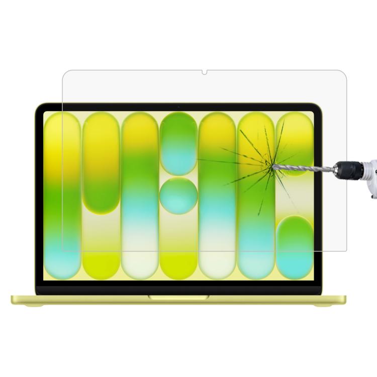 Pellicola in vetro temperato antideflagrante con durezza superficiale 9H da 0,26 mm, For Macbook Air 15.3 2023/2024/2025/M5 2026, For MacBook Neo 13 inch 2026 A18 Pro A3404, For Macbook Air 13.6 2023/2024/2025