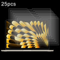 Pellicola in vetro temperato antideflagrante con durezza superficiale 9H da 25 pezzi 0,26 mm, For Macbook Air 15.3 2023/2024/2025/M5 2026, For MacBook Neo 13 inch 2026 A18 Pro A3404, For Macbook Air 13.6 2023/2024/2025
