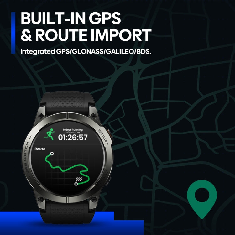 Zeblaze Stratos 3 Pro Schermo AMOLED da 1,43 pollici Smart Watch sportivo Supporto chiamata Bluetooth, Stratos 3 Pro