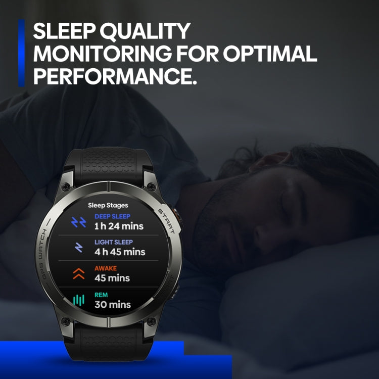 Zeblaze Stratos 3 Pro Schermo AMOLED da 1,43 pollici Smart Watch sportivo Supporto chiamata Bluetooth, Stratos 3 Pro