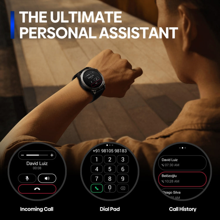 Zeblaze Stratos 3 Pro Schermo AMOLED da 1,43 pollici Smart Watch sportivo Supporto chiamata Bluetooth, Stratos 3 Pro