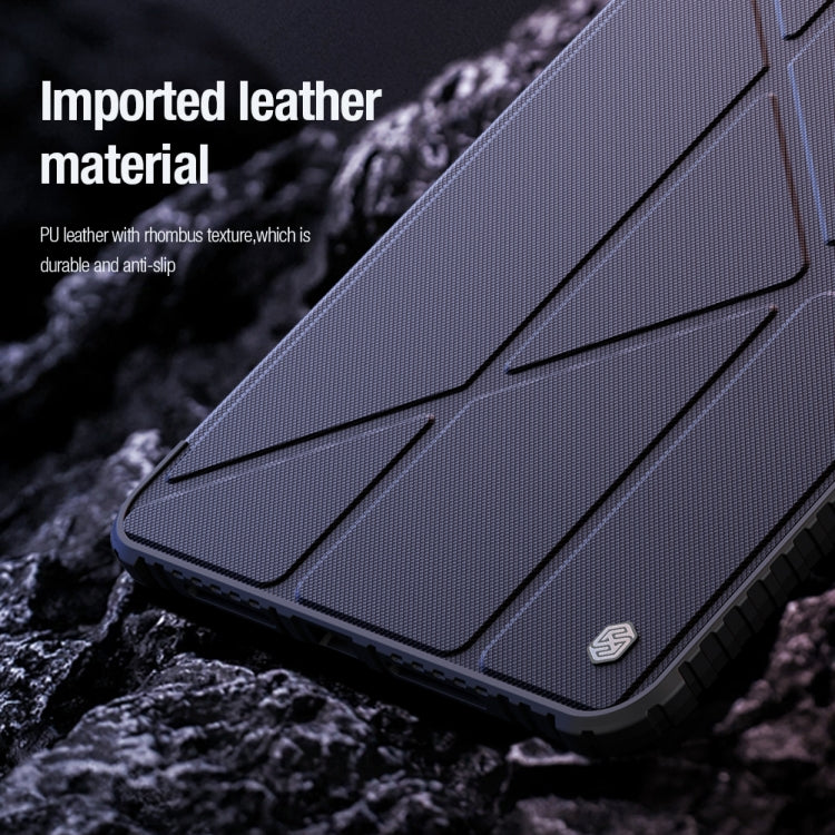 Custodia in pelle per tablet stile pieghevole multi-angolo NILLKIN Bumper Pro, For iPad Air 13 2024 / 2025, For iPad Pro 13 2024, For iPad Pro 11 2024