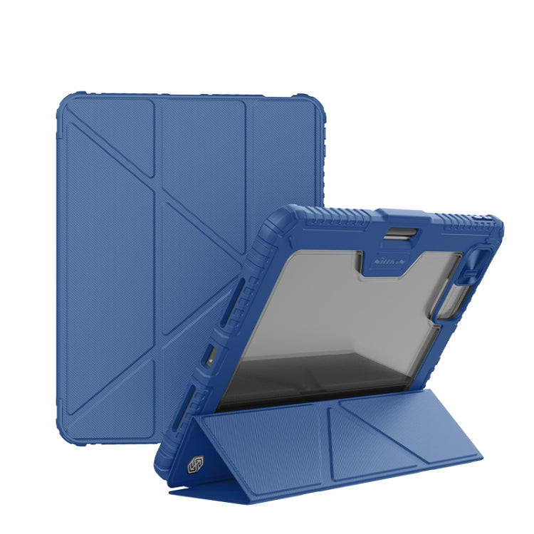 Custodia in pelle per tablet stile pieghevole multi-angolo NILLKIN Bumper Pro, For iPad Air 13 2024 / 2025, For iPad Pro 13 2024, For iPad Pro 11 2024