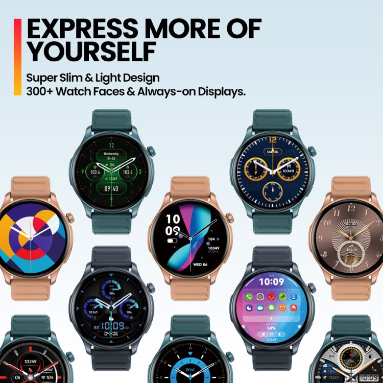 Zeblaze Btalk 3 Pro 1,43 pollici BT5.2 Smart Watch fitness e benessere, supporto chiamata Bluetooth / sonno / ossigeno nel sangue / frequenza cardiaca / monitoraggio della pressione sanguigna