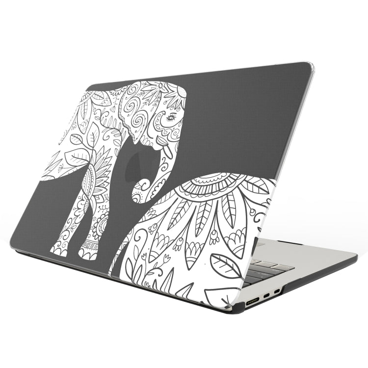 Custodia protettiva satinata per laptop con motivo stampato UV, For MacBook Air 15 M2 A2941 / M3 A3114