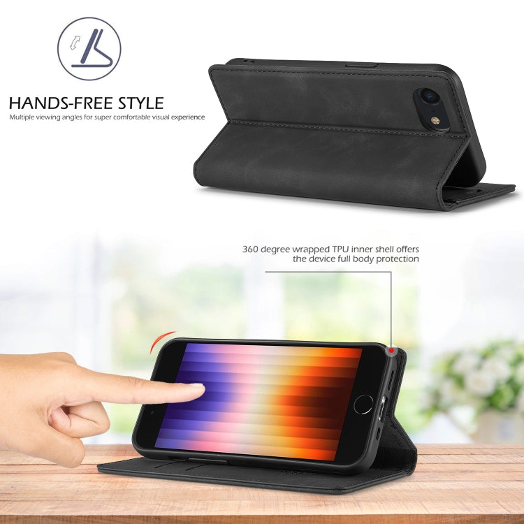 LC.IMEEKE Custodia per telefono in pelle magnetica resistente con supporto, slot per carte e portafoglio, For iPhone 17e / 16e, For iPhone 17 Pro Max, For iPhone 17 Pro, For iPhone 17