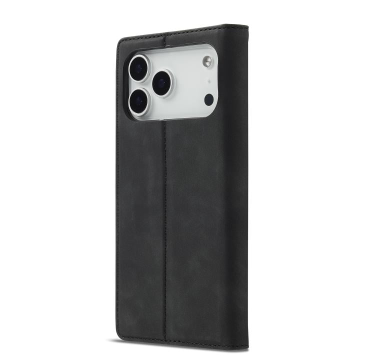 LC.IMEEKE Custodia per telefono in pelle magnetica resistente con supporto, slot per carte e portafoglio