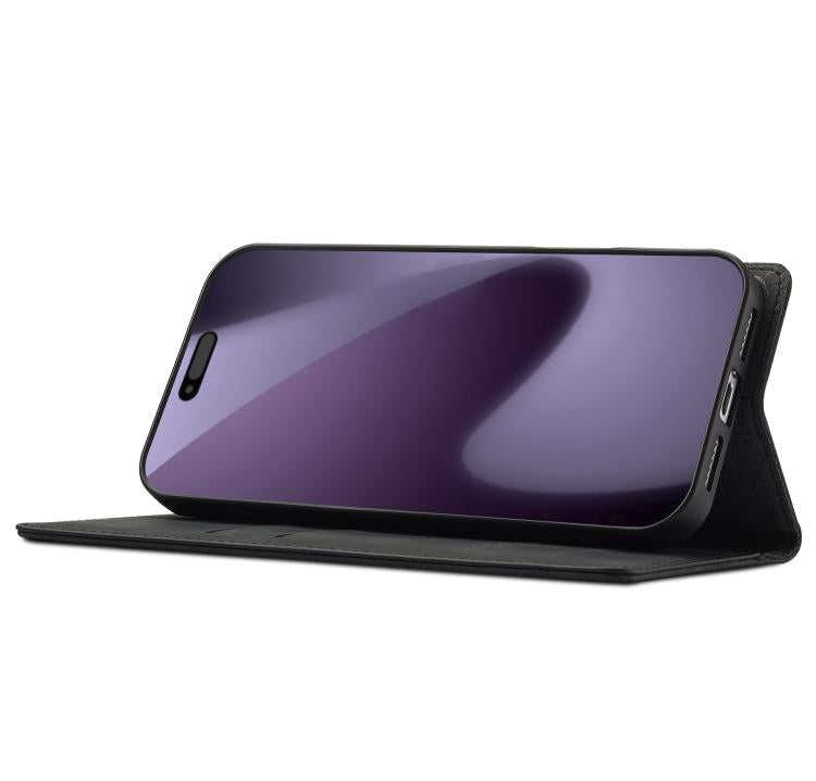 LC.IMEEKE Custodia per telefono in pelle magnetica resistente con supporto, slot per carte e portafoglio