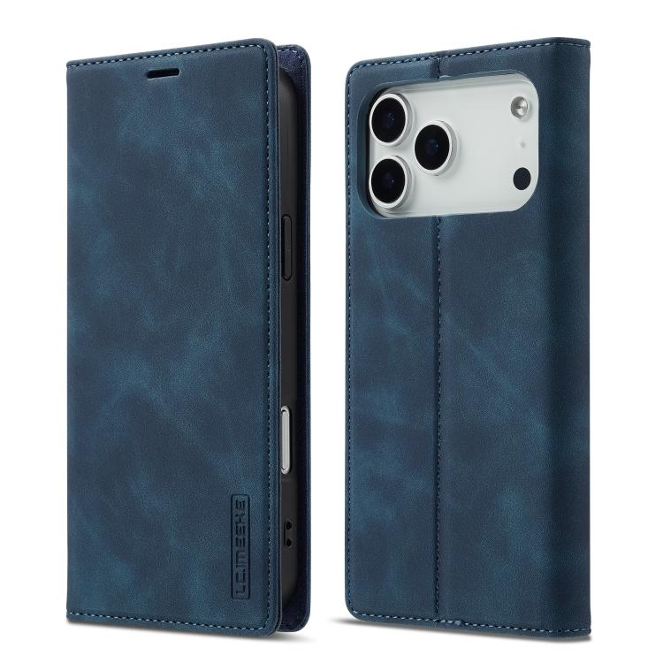 LC.IMEEKE Custodia per telefono in pelle magnetica resistente con supporto, slot per carte e portafoglio