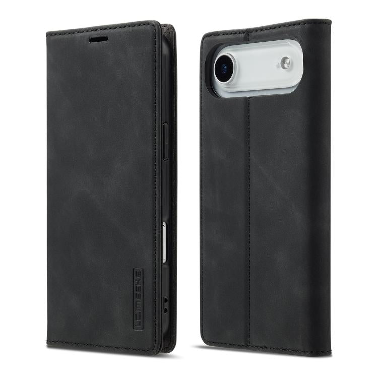 LC.IMEEKE Custodia per telefono in pelle magnetica resistente con supporto, slot per carte e portafoglio