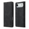 LC.IMEEKE Custodia per telefono in pelle magnetica resistente con supporto, slot per carte e portafoglio, For iPhone Air, For iPhone 16 Pro Max, For iPhone 16 Pro, For iPhone 16 Plus