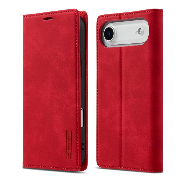 LC.IMEEKE Custodia per telefono in pelle magnetica resistente con supporto, slot per carte e portafoglio, For iPhone Air, For iPhone 16 Pro Max, For iPhone 16 Pro, For iPhone 16 Plus