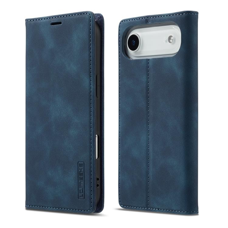 LC.IMEEKE Custodia per telefono in pelle magnetica resistente con supporto, slot per carte e portafoglio