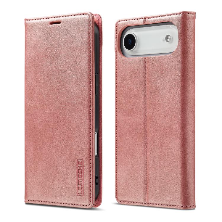LC.IMEEKE Custodia per telefono in pelle magnetica resistente con supporto, slot per carte e portafoglio