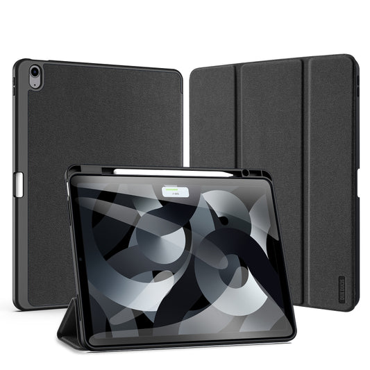 Custodia per tablet in pelle magnetica con texture in tessuto serie DUX DUCIS Domo, For iPad Air 13 2024 / 2025, For iPad Pro 13 2024, For iPad Pro 11 2024