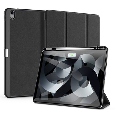 Custodia per tablet in pelle magnetica con texture in tessuto serie DUX DUCIS Domo, For iPad Air 13 2024 / 2025, For iPad Pro 13 2024, For iPad Pro 11 2024