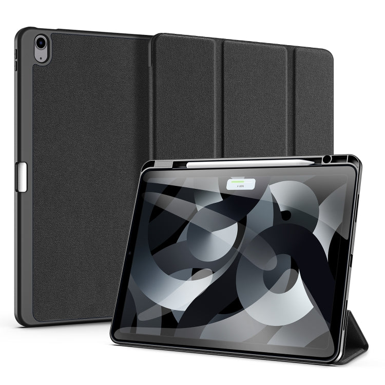 Custodia per tablet in pelle magnetica con texture in tessuto serie DUX DUCIS Domo