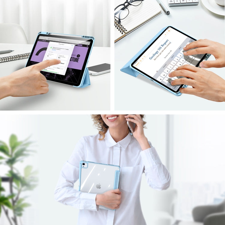 Custodia per tablet in pelle antiscivolo serie DUX DUCIS TOBY con funzione di sonno/sveglia, For iPad Air 13 2024 / 2025, For iPad Pro 13 2024, For iPad Pro 11 2024