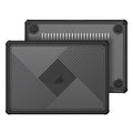 Custodia protettiva smerigliata per laptop DUX DUCIS LCGH, For MacBook Pro 13.3 2016-2021, For MacBook Pro 14 2021/2023 A2442, For MacBook Air 13.6 2022/2024 A2681, For MacBook Air 13.3 2020 / 2018