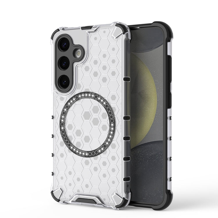 Custodia per telefono antiurto con anello magnetico a nido d'ape, For Samsung Galaxy S24 Ultra 5G, For Samsung Galaxy S24+ 5G, For Samsung Galaxy S24 5G, For Samsung Galaxy S23 FE 5G