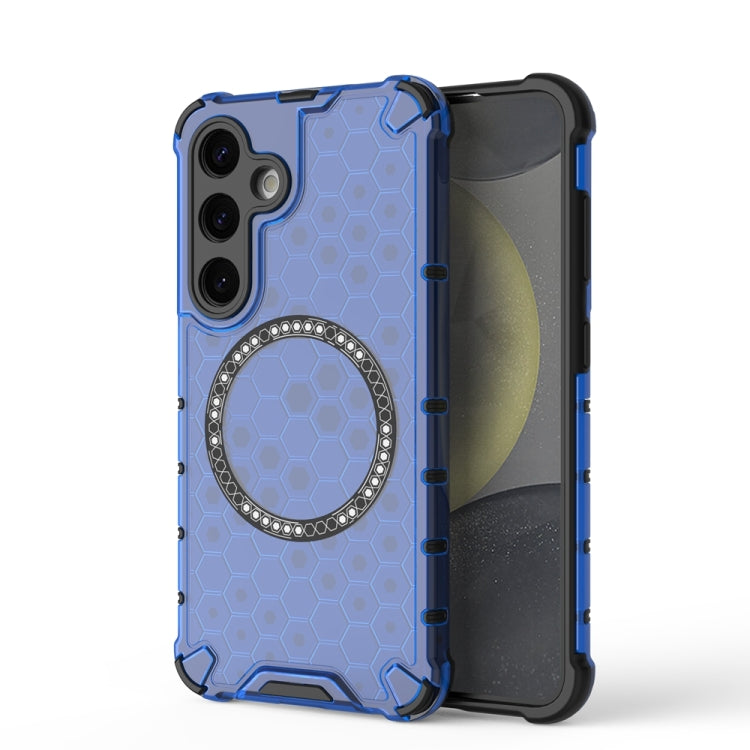 Custodia per telefono antiurto con anello magnetico a nido d'ape, For Samsung Galaxy S24 Ultra 5G, For Samsung Galaxy S24+ 5G, For Samsung Galaxy S24 5G, For Samsung Galaxy S23 FE 5G