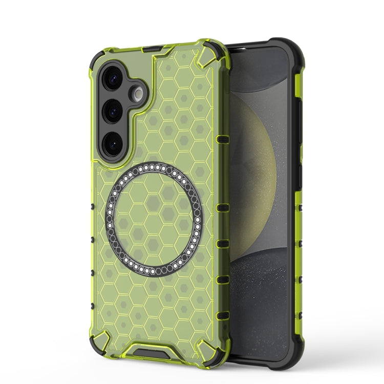 Custodia per telefono antiurto con anello magnetico a nido d'ape, For Samsung Galaxy S24 Ultra 5G, For Samsung Galaxy S24+ 5G, For Samsung Galaxy S24 5G, For Samsung Galaxy S23 FE 5G