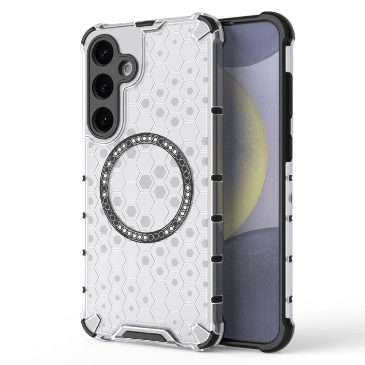 Custodia per telefono antiurto con anello magnetico a nido d'ape, For Samsung Galaxy S24 Ultra 5G, For Samsung Galaxy S24+ 5G, For Samsung Galaxy S24 5G, For Samsung Galaxy S23 FE 5G