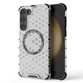 Custodia per telefono antiurto con anello magnetico a nido d'ape, For Samsung Galaxy S23+ 5G, For Samsung Galaxy S23 5G