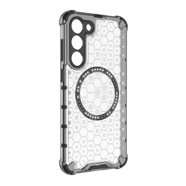 Custodia per telefono antiurto con anello magnetico a nido d'ape, For Samsung Galaxy S23+ 5G, For Samsung Galaxy S23 5G