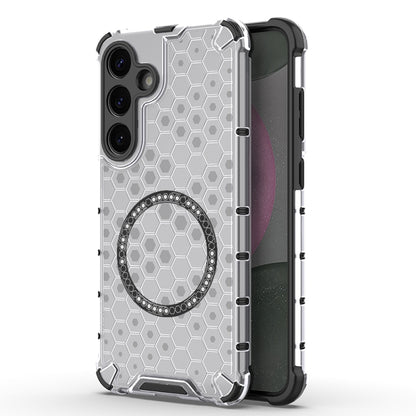 Custodia Antiurto con Anello Magnetico a Nido d’Ape – Protezione Evoluta con Stile per Galaxy S25