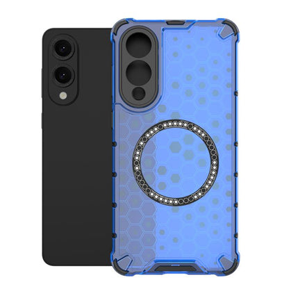 Custodia Antiurto con Anello Magnetico a Nido d’Ape – Protezione Evoluta con Stile per Galaxy S25