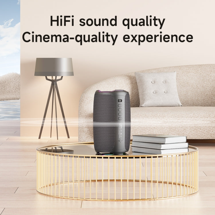 Altoparlante wireless per karaoke con luce ritmica RGB Zealot S61M, Single Mic, Dual Mic