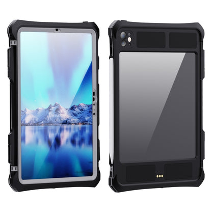 Custodia impermeabile per PC + TPU RedPepper IP68 con cordino e staffa girevole, For iPad Pro 11 2024
