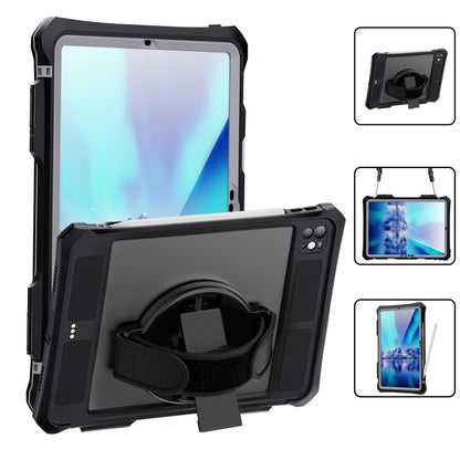 Custodia impermeabile per PC + TPU RedPepper IP68 con cordino e staffa girevole, For iPad Pro 11 2024