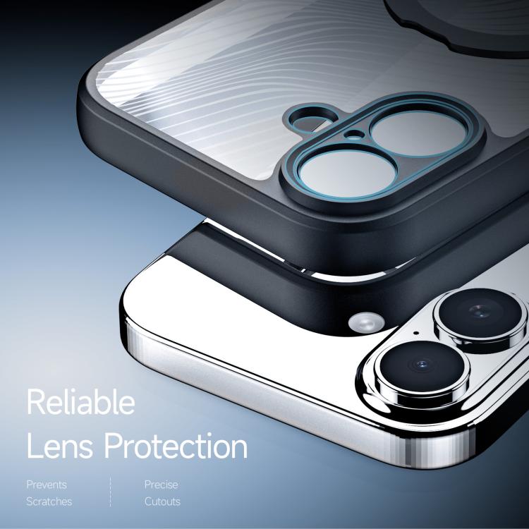 Custodia per telefono smerigliata con supporto ad anello MagSafe serie Aimo DUX DUCIS, For iPhone 17, For iPhone Air