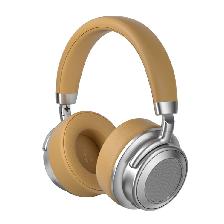 Auricolare Bluetooth wireless retrò in metallo CR-9 montato sulla testa