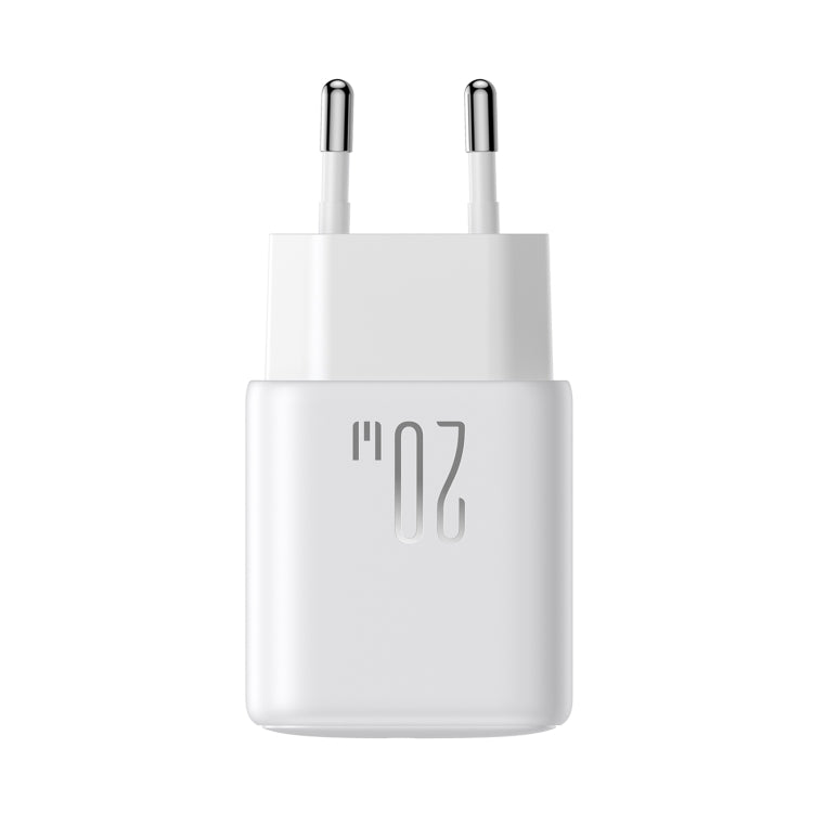 Kit caricabatterie con porta Type-C JOYROOM JR-TCF20 PD20W con cavo Type-C a Type-C, EU Plug + Type-C to Type-C Cable, UK Plug + Type-C to Type-C Cable