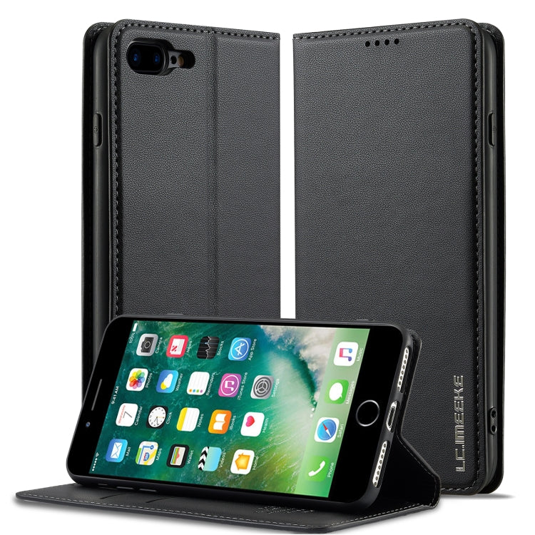Custodia per telefono in PU con texture fine e satinata serie L1 LC.IMEEKE, For iPhone XR, For iPhone XS Max, For iPhone 7 Plus / 8 Plus